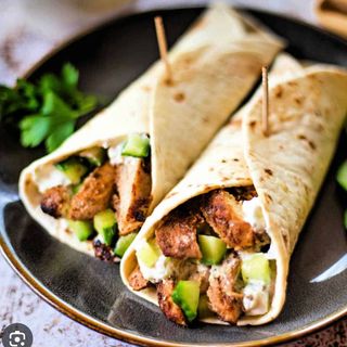Chicken Wrap With Cheese