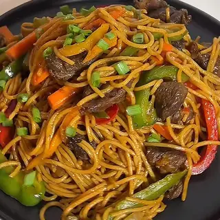 Stir-Fry Pasta + Chicken