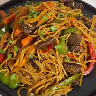 Stir-Fry Pasta + Turkey