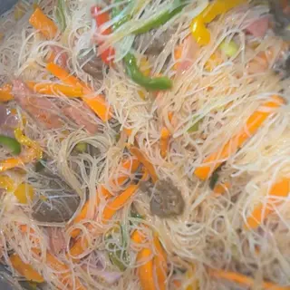 Singapore Noodles + Chicken