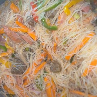Singapore Noodles + Chicken