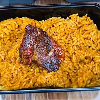 Jollof Rice + Beef
