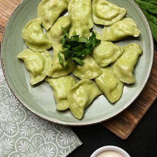 Pierogi ze szpinakiem i serem