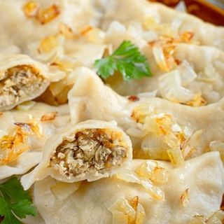 Pierogi Z Mięsem I Niewielką Ilością Kapusty