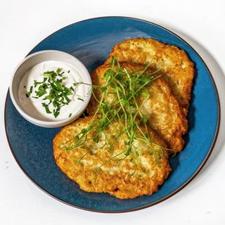 Placki ziemniaczane ze śmietaną 3 szt.