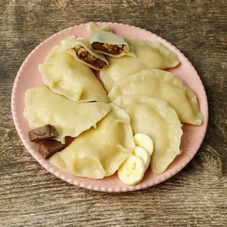 Pierogi z Bananem i Nutellą