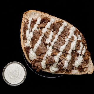 Kebab w bułce samo mięso
