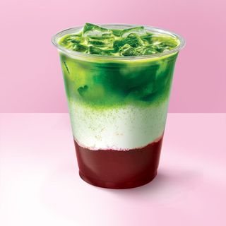 Strawberry Matcha Latte