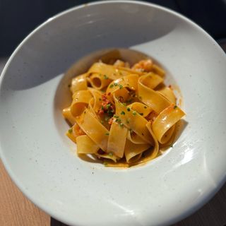 Papardelle Z Krewetkami, Chorizo I Ndują