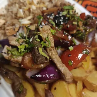 Lomo saltado wieprzowina