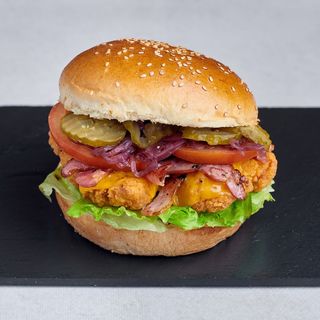 Burger Kurczakowy Bbq