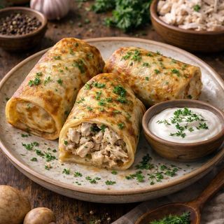 Naleśniki z kurczakiem