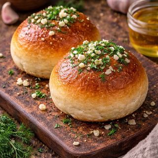 Pampuchy z czosnkiem 2 szt