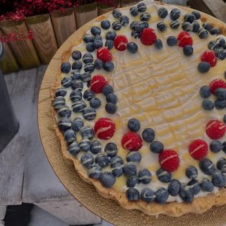 Tarta z białej czekolady 