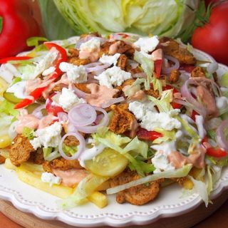 Kebab Na Talerzu Duży
