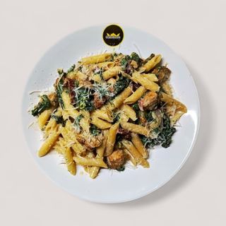 Penne ze szpinakiem