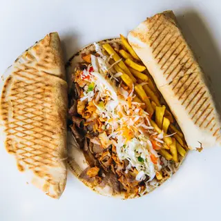 Kebab Pita rollo z frytkami