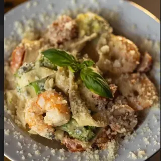 Fettuccine z Krewetkami