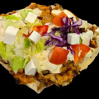 Kebab w bułce z serem