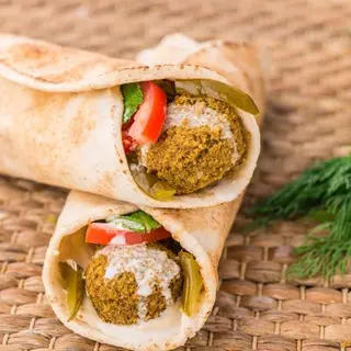 Pita falafel