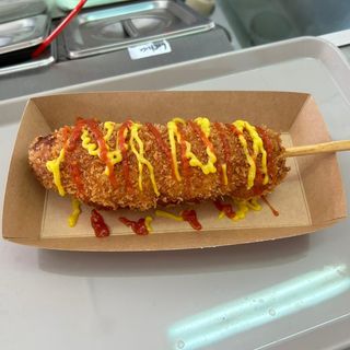 Korean Hot Dog (Salsicha e Queijo)