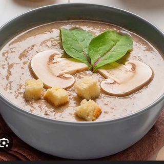 Creme De Frango Com Cogumelos