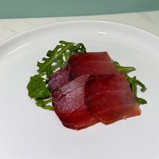 Sashimi de Atum Braseado 