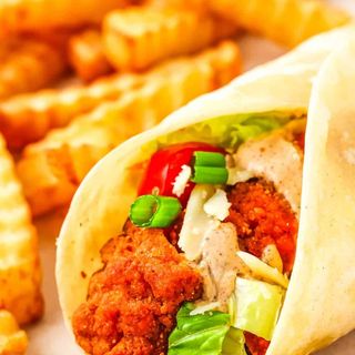 Crispy chicken wrap 