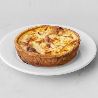 Quiche de Bacon e Queijo