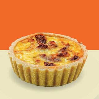 Quiche de Queijo, Alho-Poro e Brócolis