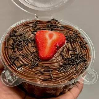 Bolo no Pote de Chocolate