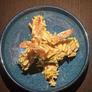 Camarão com Amêndoa