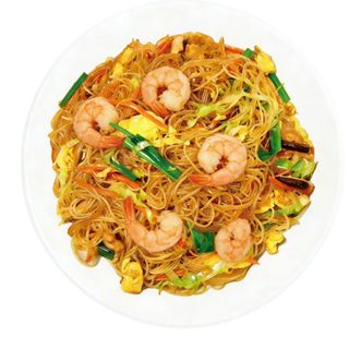19. Massa de arroz com Camarão