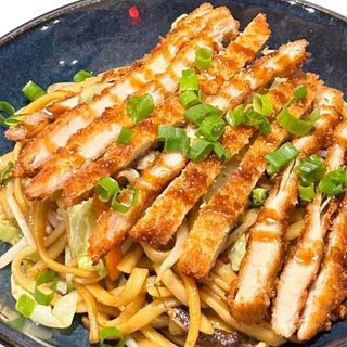 Frango panado com macarrao