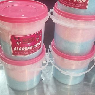 Balde Grande de Algodão Doce