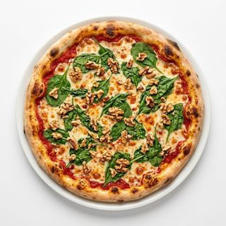 Pizza Spinach Nuts