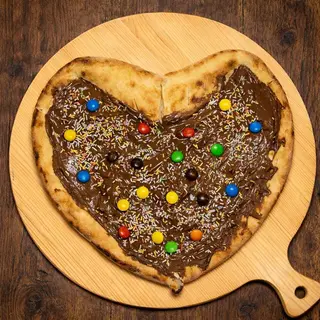 Pizza Nuttella E M&M