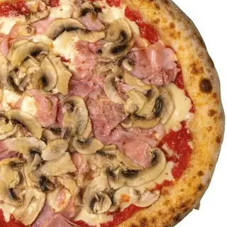 Cotto e funghi