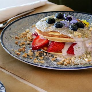 Panquecas doces de coco