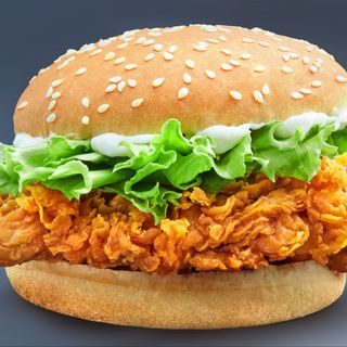 Hambúrguer De Frango Crocante