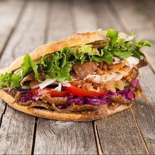 Turkish Cheese Döner Kebab