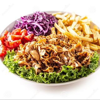 Turkish Kebab No Prato