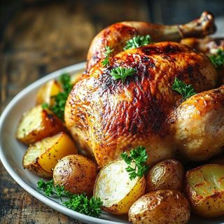Menu Frango Assado Completo