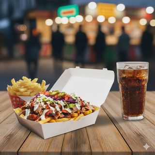 Doner Box + Batatas Fritas + Bebida