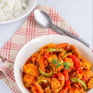 Prawn Jalfrezi (Meio Picante)