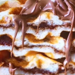 Waffle Nutella Sem Gelado