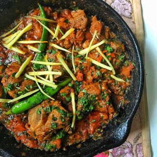 Lamb Karahi (Rice included)