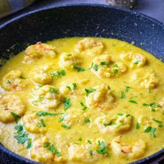 Prawns Korma (Rice included)