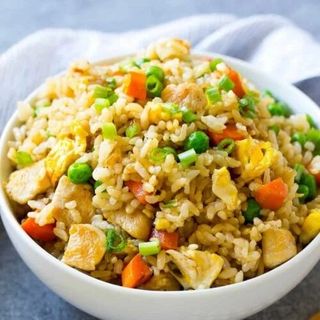 Arroz Frito com Frango