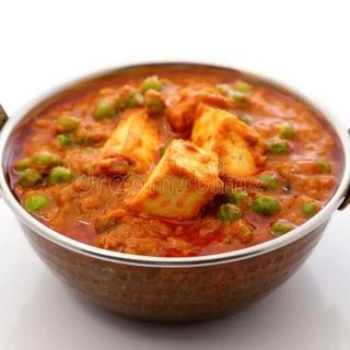 Mutter Paneer (Rice included)